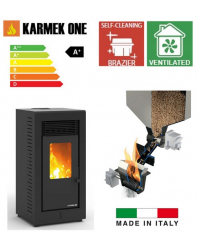 Granulinė krosnelė VIGO S PLIUS 11,6kw (su ortakiu ir automatiniu degiklio išsivalymu)