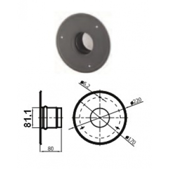 80mm dūmtraukio apdaila