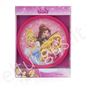 Vaikiškas sieninis laikrodis "Disney Princess"